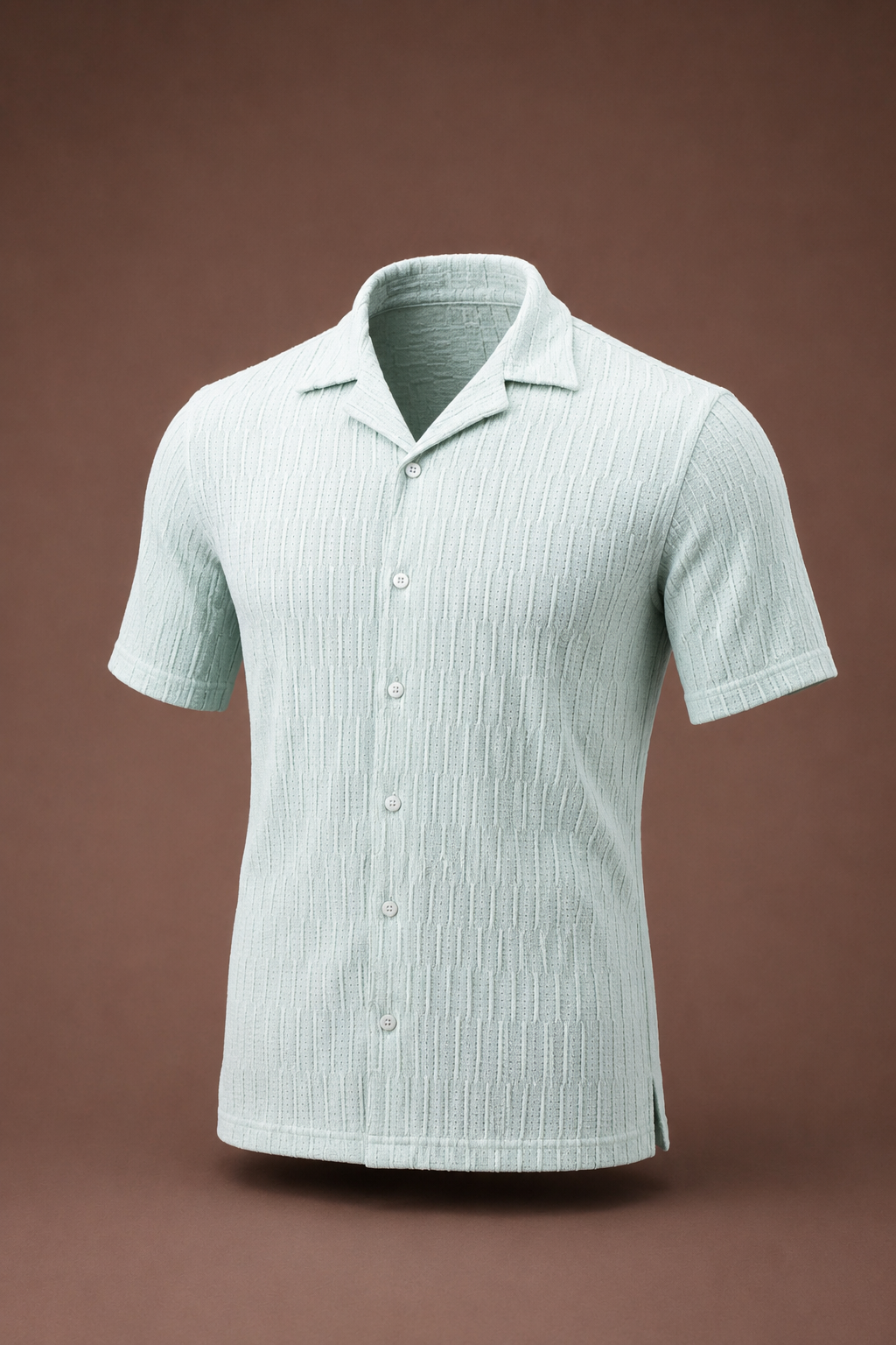 Relaxed Knit Cuban Shirt-zoom-5