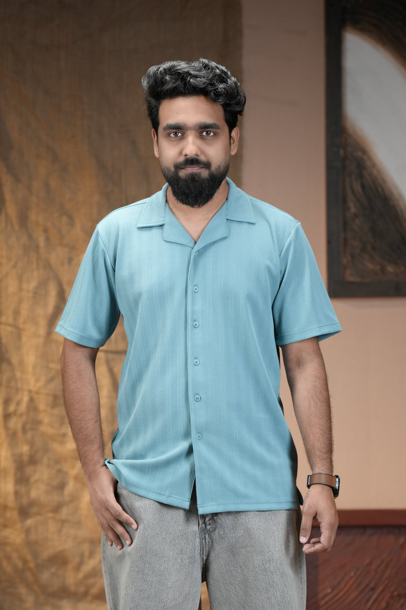 Classic Knit Cuban Shirt-zoom-