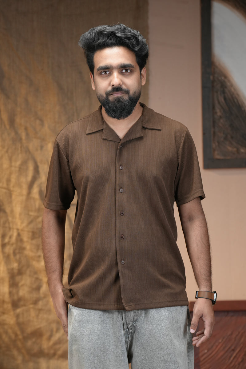 Classic Knit Cuban Shirt-zoom-