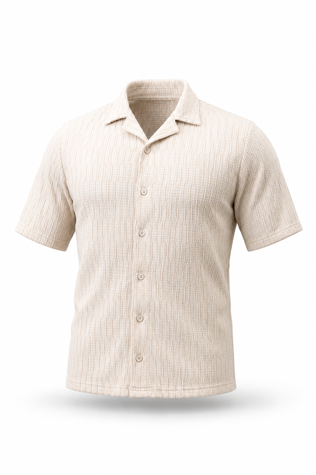 Relaxed Knit Cuban Shirt-zoom-3