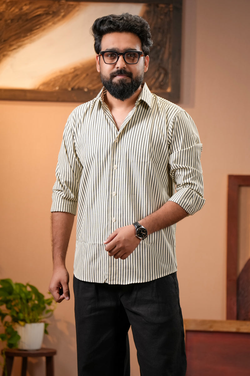 Men's Stripe Shirt-zoom-