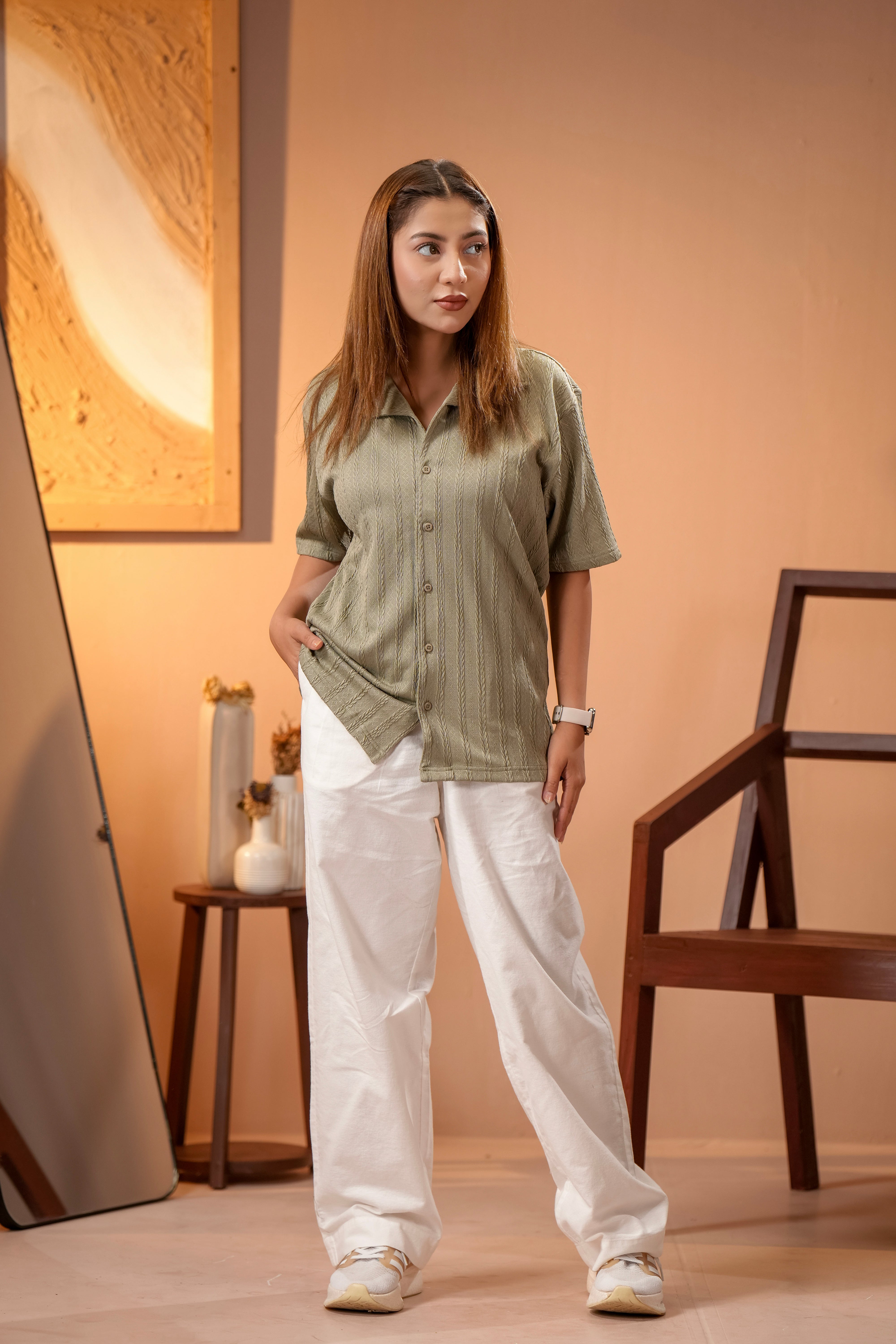 Premium Women's Cuban Shirt-zoom-1