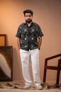 Embroidered Men's Cuban Shirt