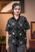 Embroidered Women's Cuban Shirt