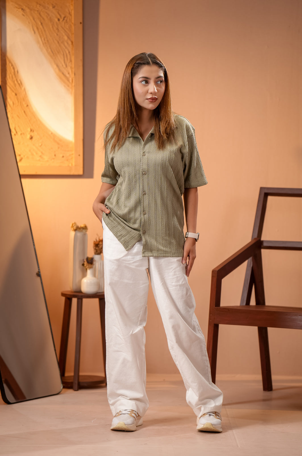 Premium Women's Cuban Shirt-zoom-1